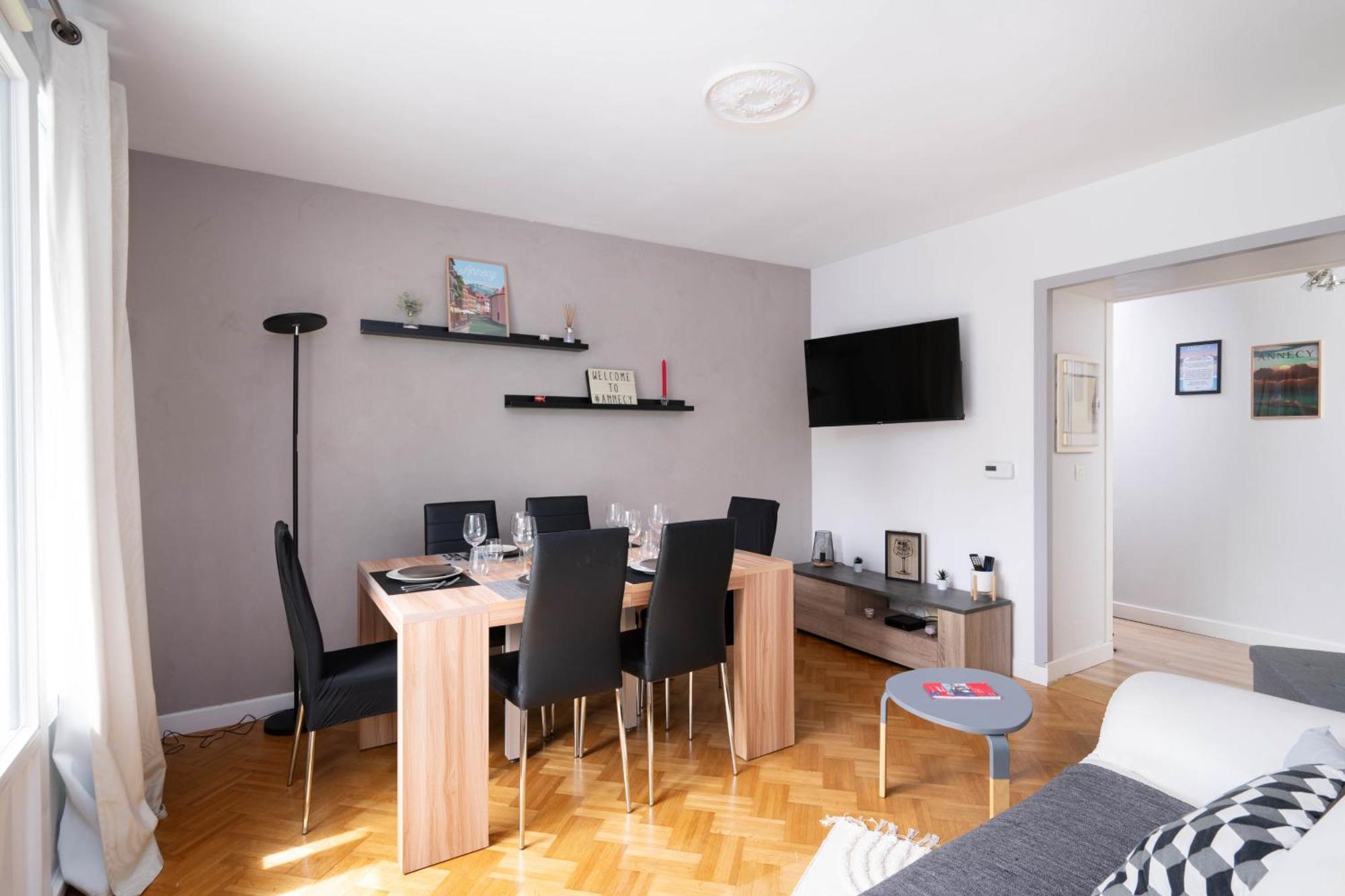 Appartement Cosy 6 Pers Pres Du Lac Avec Garage Annecy Bagian luar foto